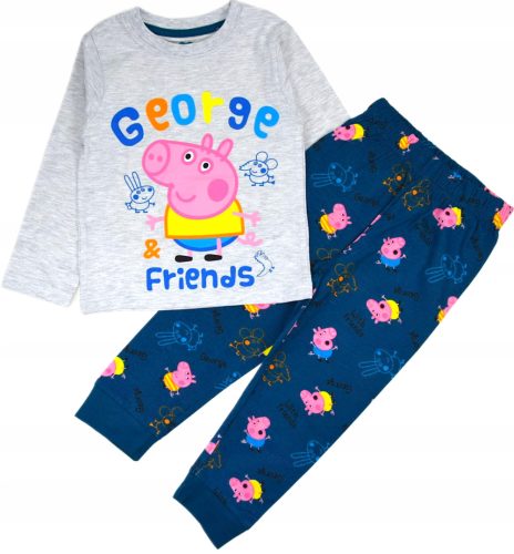 Gyermek pizsama, fürdőköpeny - FIÚ PIZSÁMA PEPPA PIG GYÖRGY 116