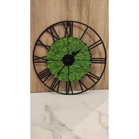 Óra - Fekete falióra 50cm