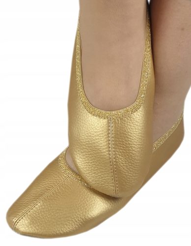 Balettcipők - Arany balerina a tánc ritmikus táncához R.36