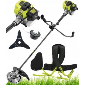   Fűkasza - Ryobi rbc52fsbos belső égés kasza 52cm3 fűrészfogantyú