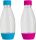 Palack, tartály a SodaStream - Sodastream 2 üveg 0,5 liter kék és rózsaszín