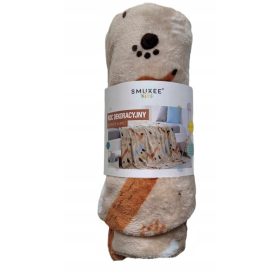   Baba takaró - Dekoratív gyermekek gyapjú takaró 130x160 iszap