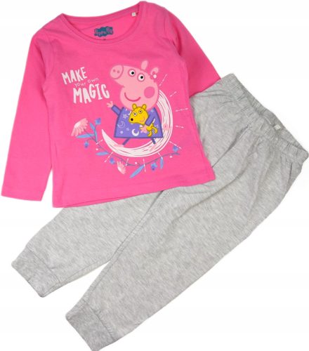 Gyermek pizsama, fürdőköpeny - PEPPA PIG PIZZSAMA MAGICAN PINK 110