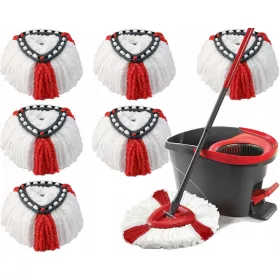   Utántöltő forgó felmosóhoz 6x TELEPÍTÉSEK Utántöltő forgó felmosóhoz VILEDA TURBO 35 cm