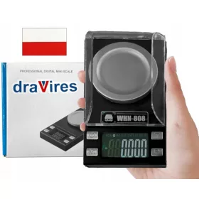  ELEKTRONIKUS ÉKSZERMÉRLEG 0,001g - 100g + matrica