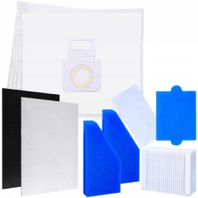    4× Szintetikus porszívó táska MBVC005 1 db + 2 egyéb termék