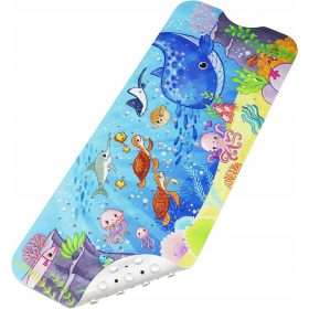   Gyermek csúszásmentes fürdőszőnyeg - Kád és zuhany alátét, csúszásmentes, 100x40 cm