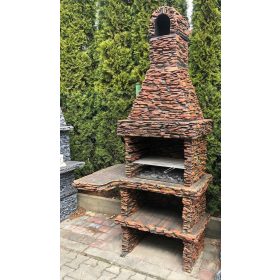  Woea faszén grill 34 x 52,5 cm