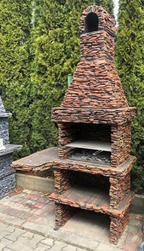 Woea faszén grill 34 x 52,5 cm