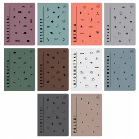   Iskolai füzet - Tárgy notebook -készlet 10db A5/60K Interdruk