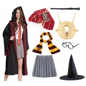   Unisex gyerek jelmez - HARRY HERMIONE OUTFIT WAND TIE készlet 140-146
