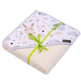   Baba törölköző kapucnival - Bambusz törölköző kapucnival, 100x100 cm