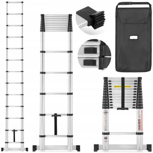 Magasabb létra 5,1 m alumínium 1 x 1 150 kg-ig