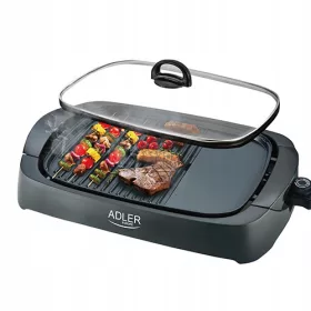  Hagyományos elektromos grill Adler AD6610 fekete 3000 W