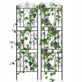 Pergola - 2 db fém pergola kapaga kerti rács 182cm