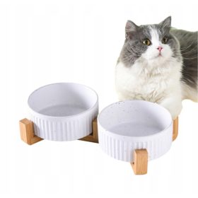  Két kerámia tál készlet 1Dog, fehér, 850 l