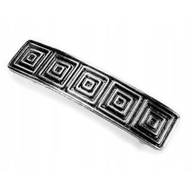 Gyermek hajcsat - Francia fém automata csatcsipesz, fekete