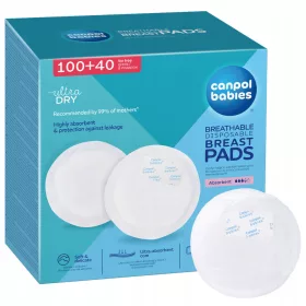   Mellbetétek szoptatáshoz - Eldobható szoptatási betétek x140 canpol