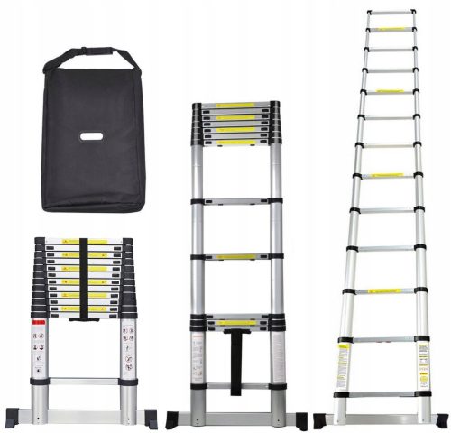 Létra alumínium létra 3,8 m 150 kg-ig
