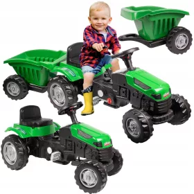   Pedálos traktor - Hatalmas traktor traktor egy traktor pótkocsival