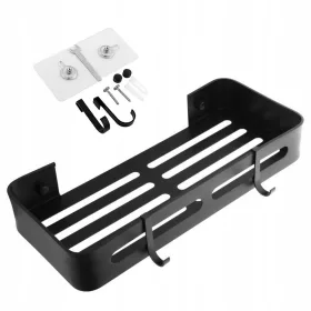 9 erős horgos falfalfók [fekete] -70 cm