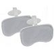 Pezsgőfürdő medence - 2 x párnahír-fejtámla a Jacuzzi lay-Z-spa Bestway számára