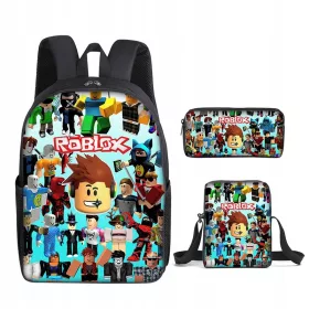   Hátizsák az iskolába - Iskolai hátizsák iskolás táska a Roblox 3in1 -hez