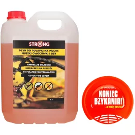    Folyadék legyek, darazsak ellen Erős 5,5 kg 5000 ml + Szúnyogok, lepkék, hangyák, legyek, darazsak ellen Erős