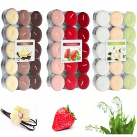   Gyertya - Wanilia Aura paraffinos teamécses gyertya, 30 db + 4 egyéb termék