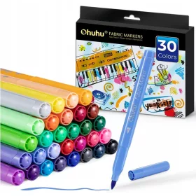   Jelölők gyerekeknek - Ohuhu 30 állandó marker ruhákhoz és szövetekhez