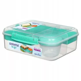   Tizedik doboz, üveg - Ebéd konténer Bento 1,65l nővér BPA nélkül