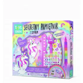   Jegyzetfüzet gyerekeknek - Titkos napló az Unicorn Stnux rejtjelével