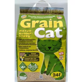   Alom nyulaknak és kis rágcsálóknak - Graincat természetes 24L gabona kavics egy macskához