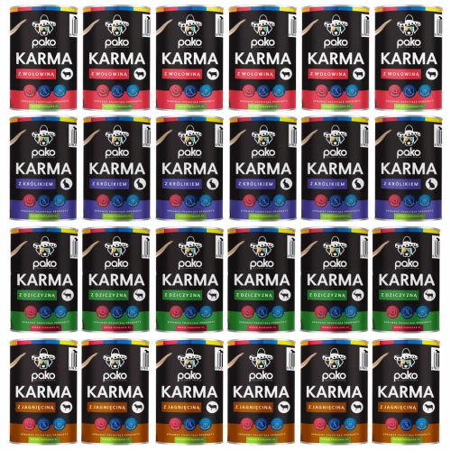  PAKO NEDVES KUTYÁTELEP 24 400 MIX 4 ÍZ