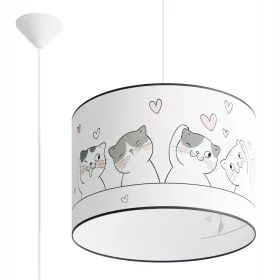   Mennyezeti lámpa gyerekszobába - CAT 40 színes LED-es gyerekszoba függőlámpa