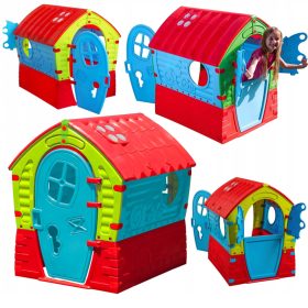   Kerti tároló - Kertház gyermekek számára, redőnyök nagy színes