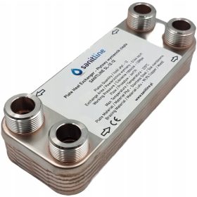 SANITLINE HŐCSERÉLŐ 12 lapos 15 kW 4x 3/4"