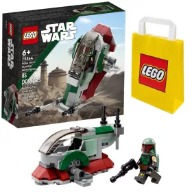   LEGO Star Wars 75344 Boba Fett Micro Space Fighter + LEGO papírzacskó 6315786 sárga 24x8x18 cm
