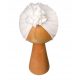 Keresztelő sapka - Turban vékony kalap a nyári krémhez 36-40