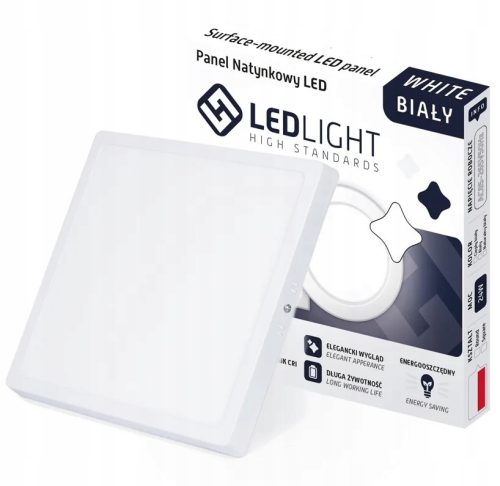 36W LED panel 40x40cm mennyezeti lámpa 3200L