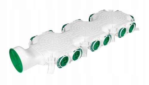 Alkatrész rekuperátor - KIBOCSÁTÓ DOBOZ 14x75 mm fi 160 REKUPERÁCIÓ