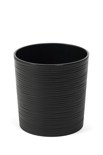  Lamela Malwa Dłuto virágcserép 30 x 30,5 cm fekete