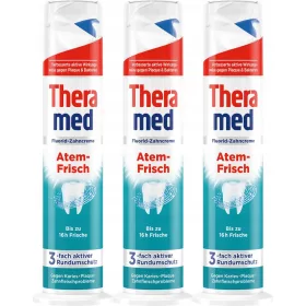   Fogkrém gyerekeknek - Theramed Atem-Frisch fogkrém 3 az 1-ben 300 ml DE