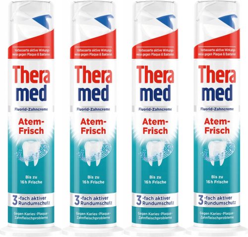 Fogkrém gyerekeknek - Theramed Atem-Frisch fogkrém 3 az 1-ben 400 ml DE