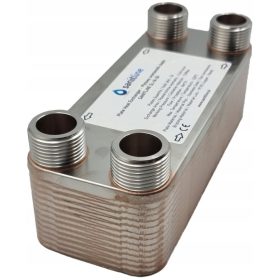  SANITLINE HŐCSERÉLŐ 26 LEMEZ 35kW 4x 1"