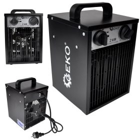    Elektromos FŰTŐ FARELKA GEKO 2.0kW TERMOSZTÁT 3 Teljesítménytartományok Acél