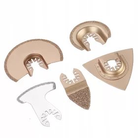   Fűrészek, fűrészlapok - 5 darab oszcilláló multifunkcionális szerszám