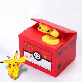 Pénz doboz - Piggy bank gyermekeknek Pokemonnal - Pikachu