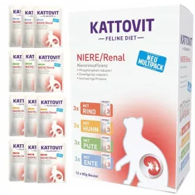   Konzerv macskáknak - Kattovit Feline Diet Niere Renal ízek keveréke 12x85g