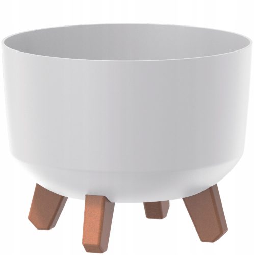  Virágcserep DTU24 29 cm x 29 x 22 cm átmérő 29 cm műanyag fehér